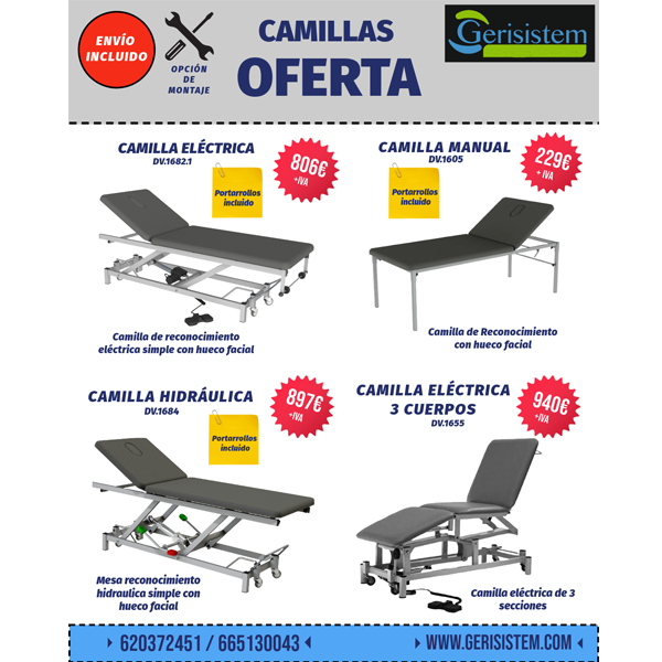 OFERTA CAMILLAS JMS (AMPLIAR FOTO)